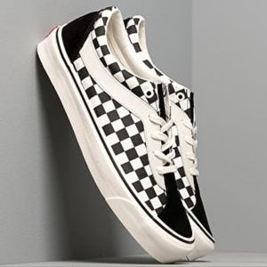 Vans  Bold Ni Checkerboard Black/Marshmallows Lace Up Sneaker - Retired